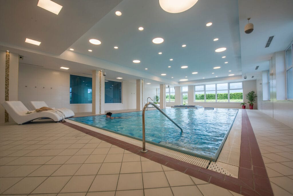 Wellness centrum s krytým bazénom v hoteli Končistá Lučivná.